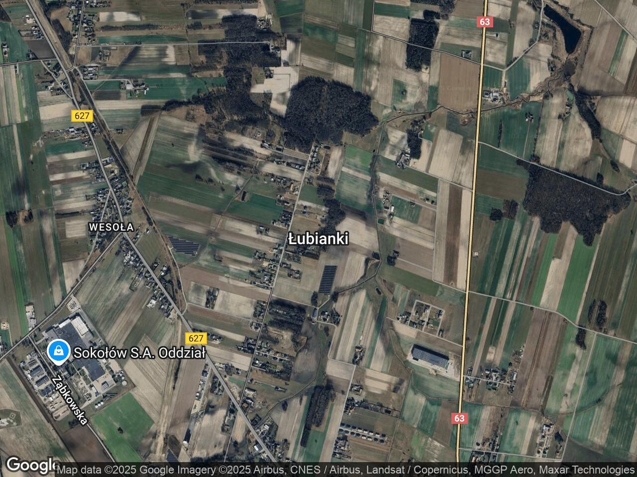 Działka budowlana Łubianki