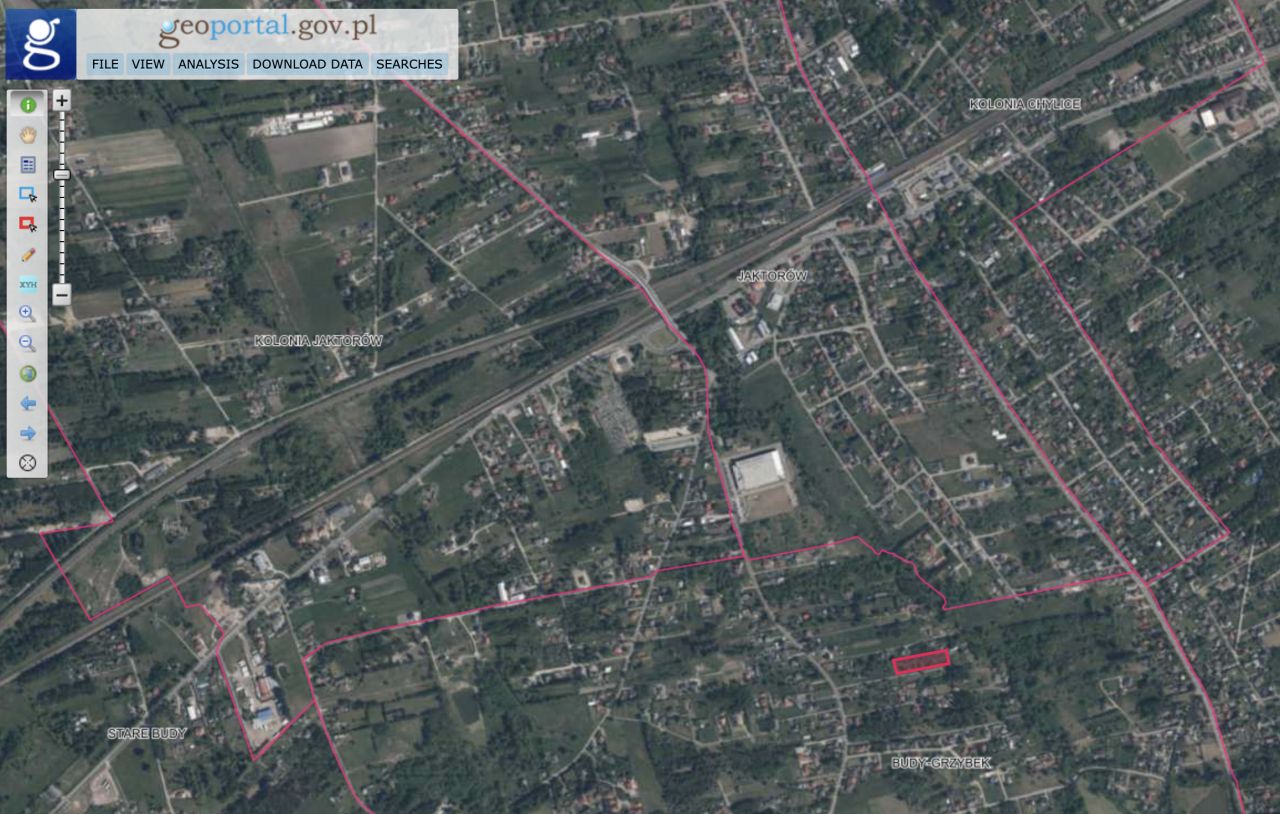 Działka budowlana Budy-Grzybek Kołaczek, ul. Potockiego. Zdjęcie 2