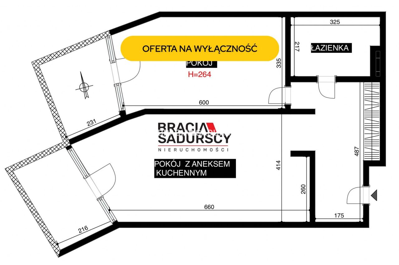 Mieszkanie 2-pokojowe Kraków Krowodrza, ul. Armii Krajowej. Zdjęcie 40