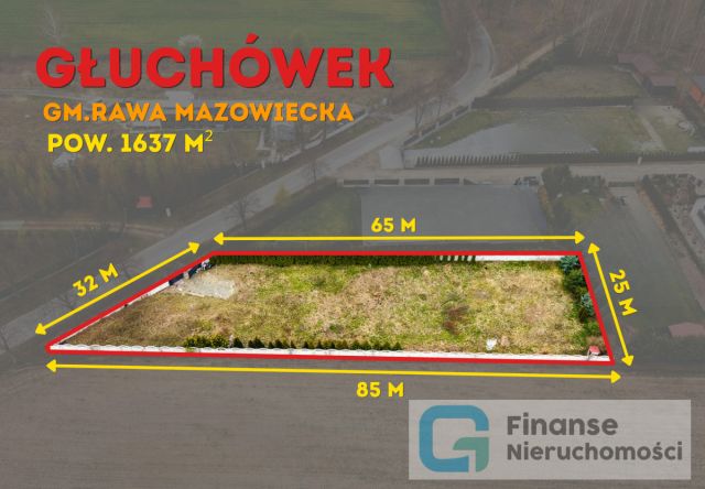 Działka inwestycyjna Głuchówek. Zdjęcie 1