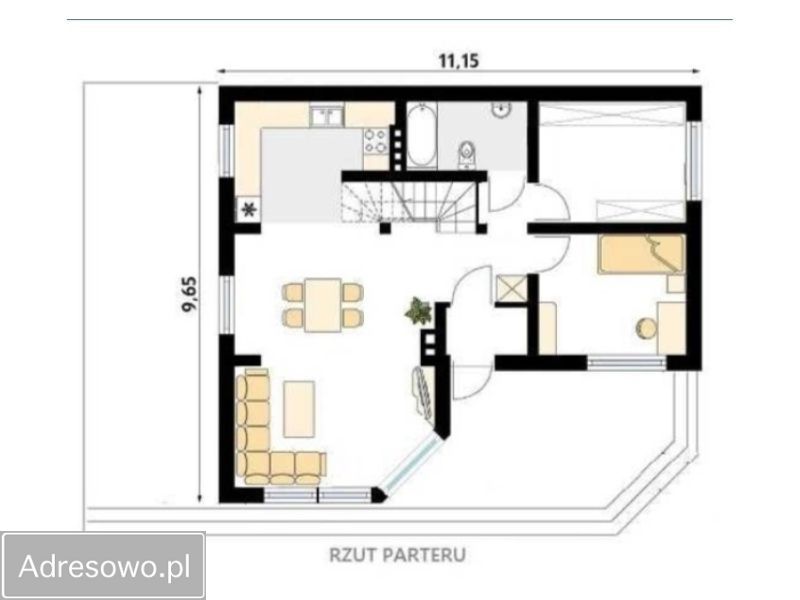 dom wolnostojący, 5 pokoi Strzyżów, ul. Jagiellońska. Zdjęcie 19