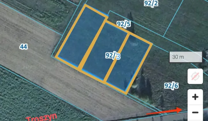 Działka budowlana Dąbek