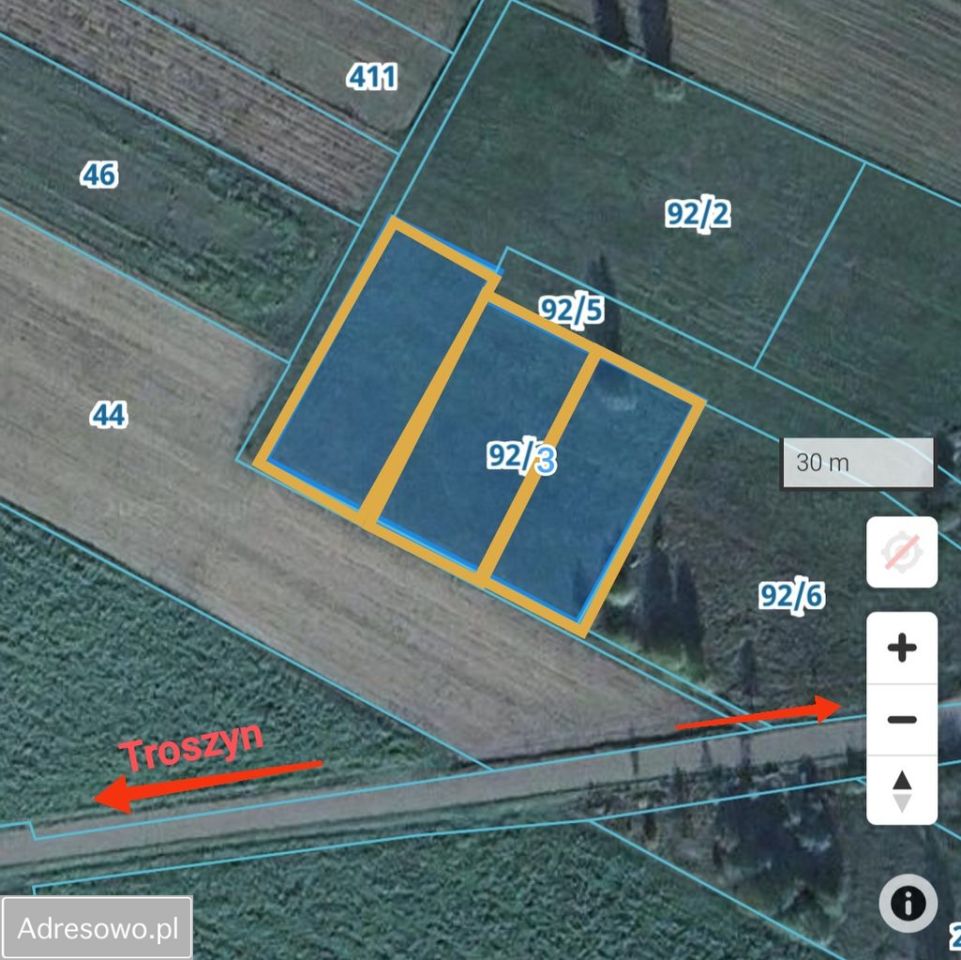 Działka budowlana Dąbek