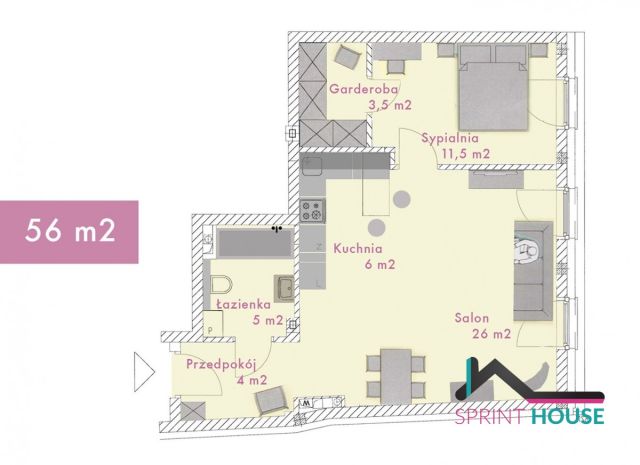 Mieszkanie 2-pokojowe Warszawa Śródmieście, ul. Poznańska. Zdjęcie 13