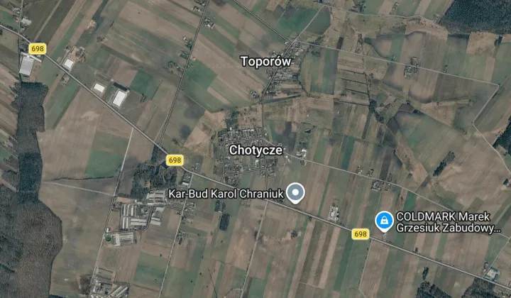 Działka rolna Chotycze