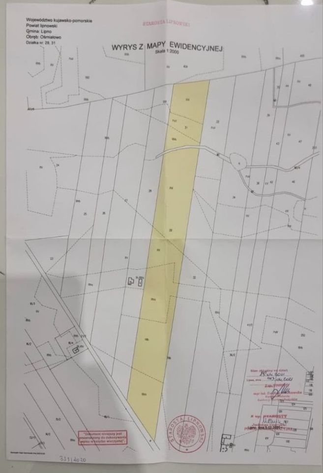 Działka rolna Ośmiałowo. Zdjęcie 1