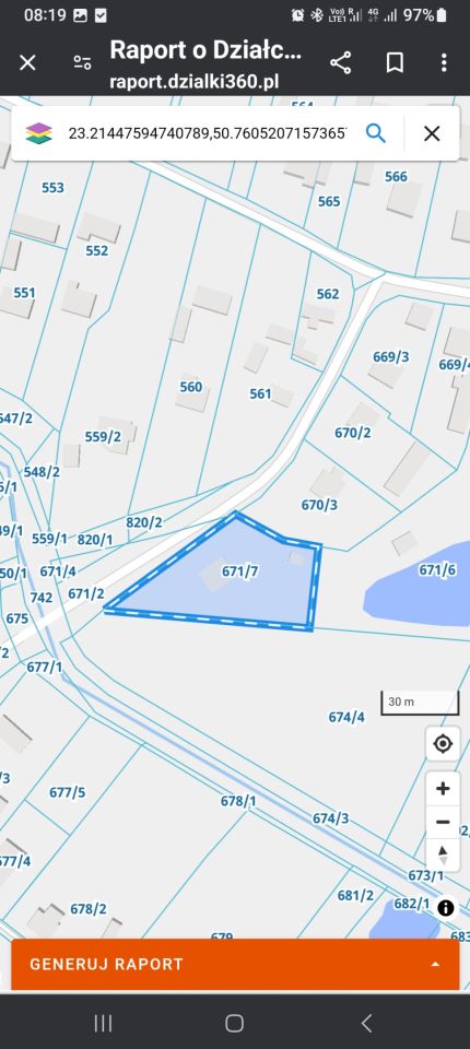 Działka budowlana Sitaniec-Wolica. Zdjęcie 3