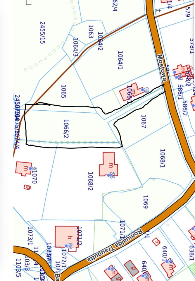 Działka budowlana Brzozów, ul. Mostowa. Zdjęcie 2
