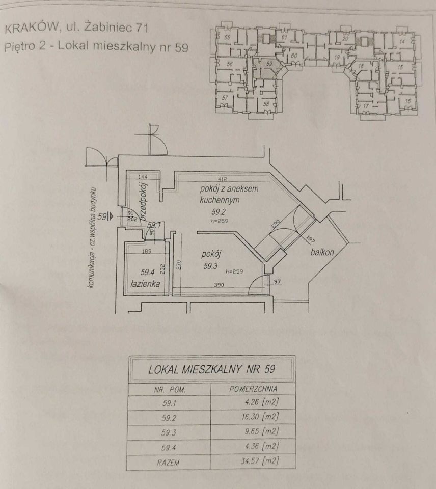 Mieszkanie 2-pokojowe Kraków Żabiniec. Zdjęcie 4