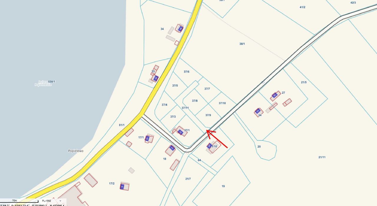 Działka budowlana Popielewo. Zdjęcie 4