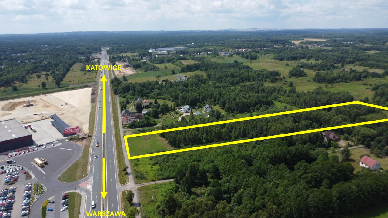 Działka inwestycyjna Wanaty, ul. Warszawska. Zdjęcie 3