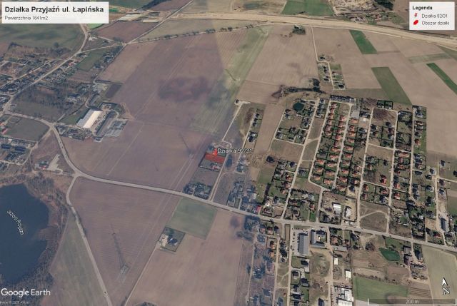 Działka rolno-budowlana Przyjaźń, ul. Łapińska. Zdjęcie 2