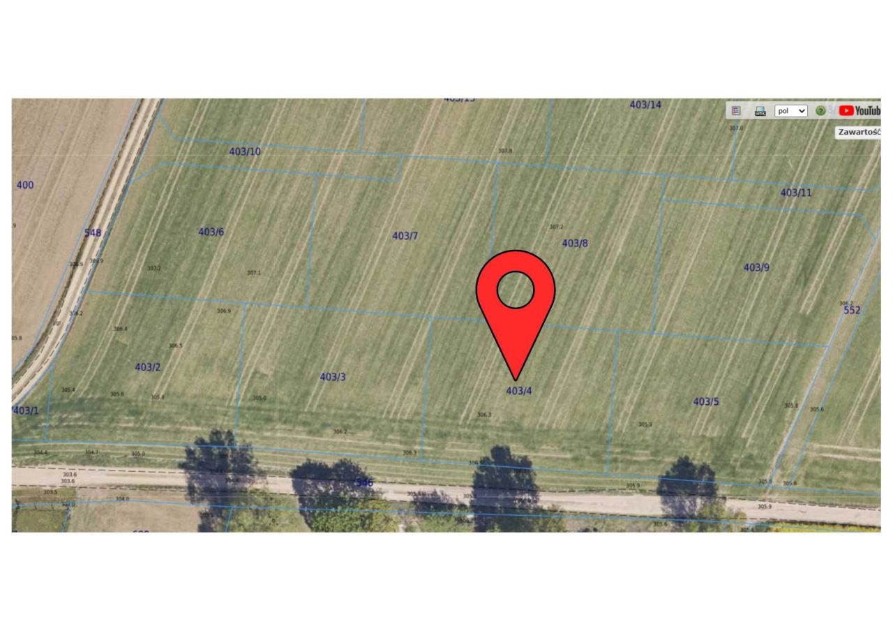 Działka budowlana Zwrócona