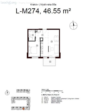 Mieszkanie 2-pokojowe Kraków Podgórze, ul. Myśliwska. Zdjęcie 12