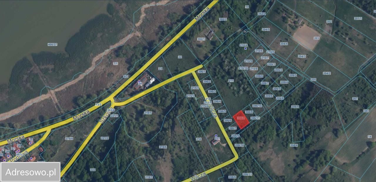 Działka budowlana Tolkmicko, ul. Wilcza. Zdjęcie 2