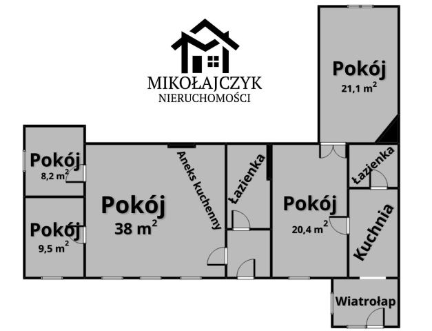 Mieszkanie 5-pokojowe Krawczyki. Zdjęcie 19