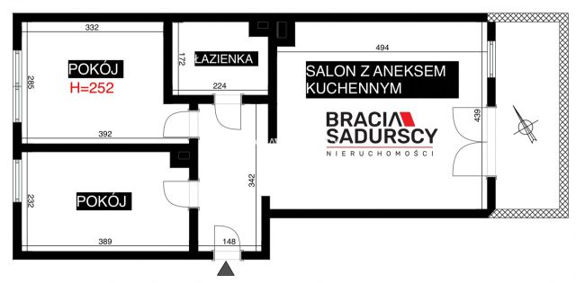 Mieszkanie 3-pokojowe Kraków Swoszowice, ul. Macieja Dębskiego. Zdjęcie 20