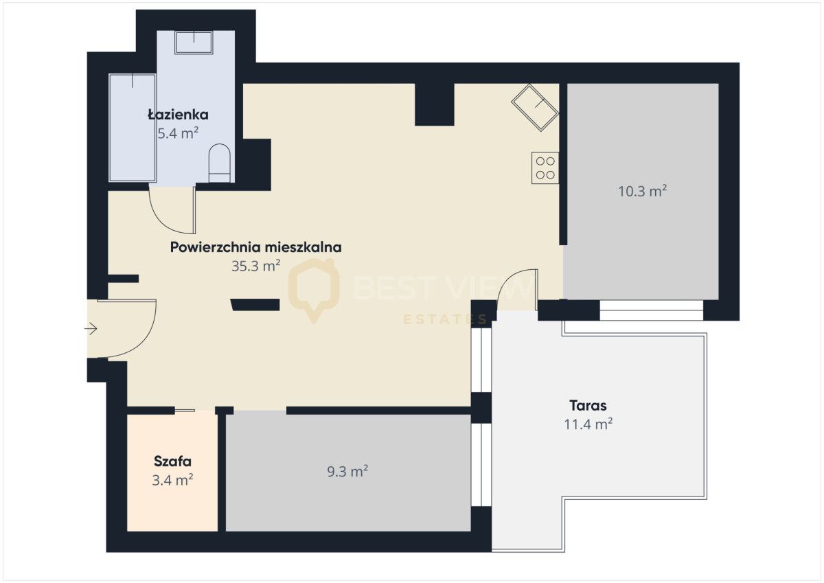 Mieszkanie 3-pokojowe Warszawa Białołęka, ul. Płochocińska. Zdjęcie 10