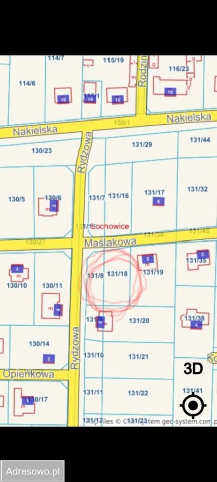 Działka budowlana Łochowice, ul. Maślakowa. Zdjęcie 2