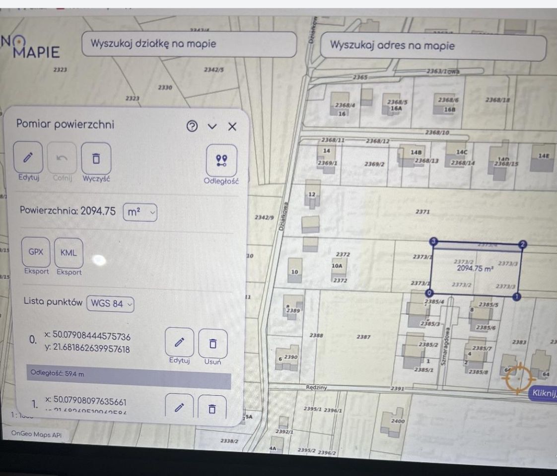 Działka budowlana Sędziszów Małopolski Rędziny, ul. Szmaragdowa. Zdjęcie 5