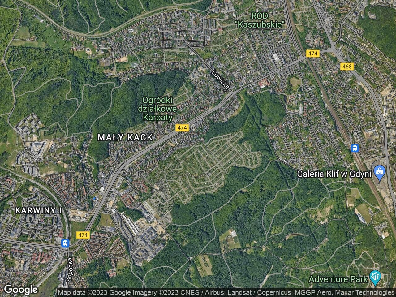 Działka rekreacyjna Gdynia Mały Kack, ul. Grodnieńska