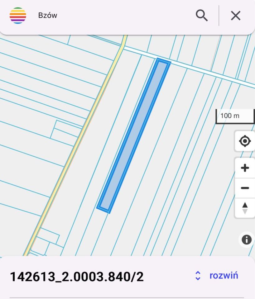 Działka rolno-budowlana Bzów