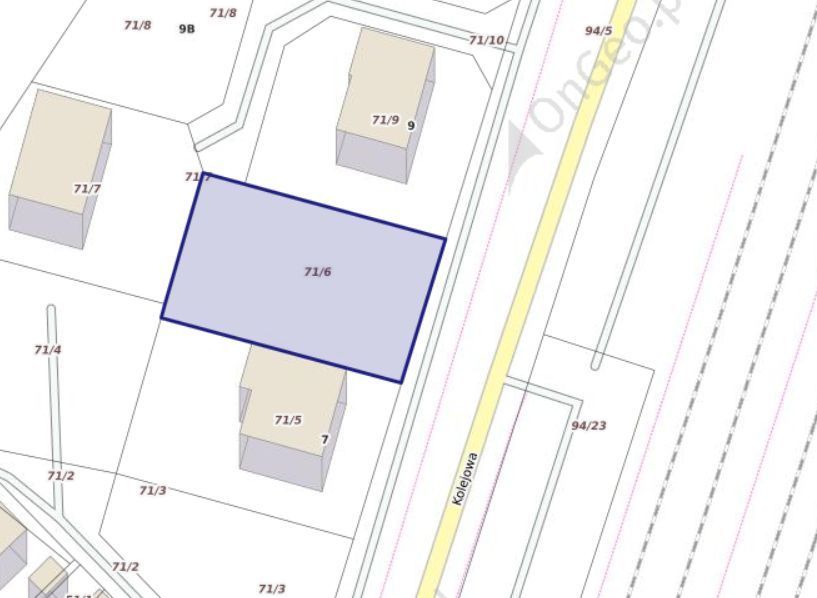 Działka budowlana Kartuzy Centrum, ul. Kolejowa. Zdjęcie 7