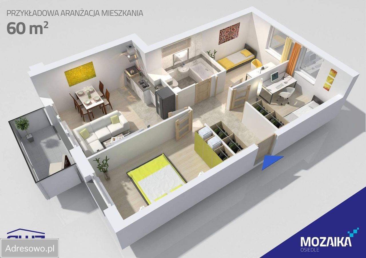 Mieszkanie 3-pokojowe Bydgoszcz Szwederowo, ul. Ludwika Solskiego. Zdjęcie 18