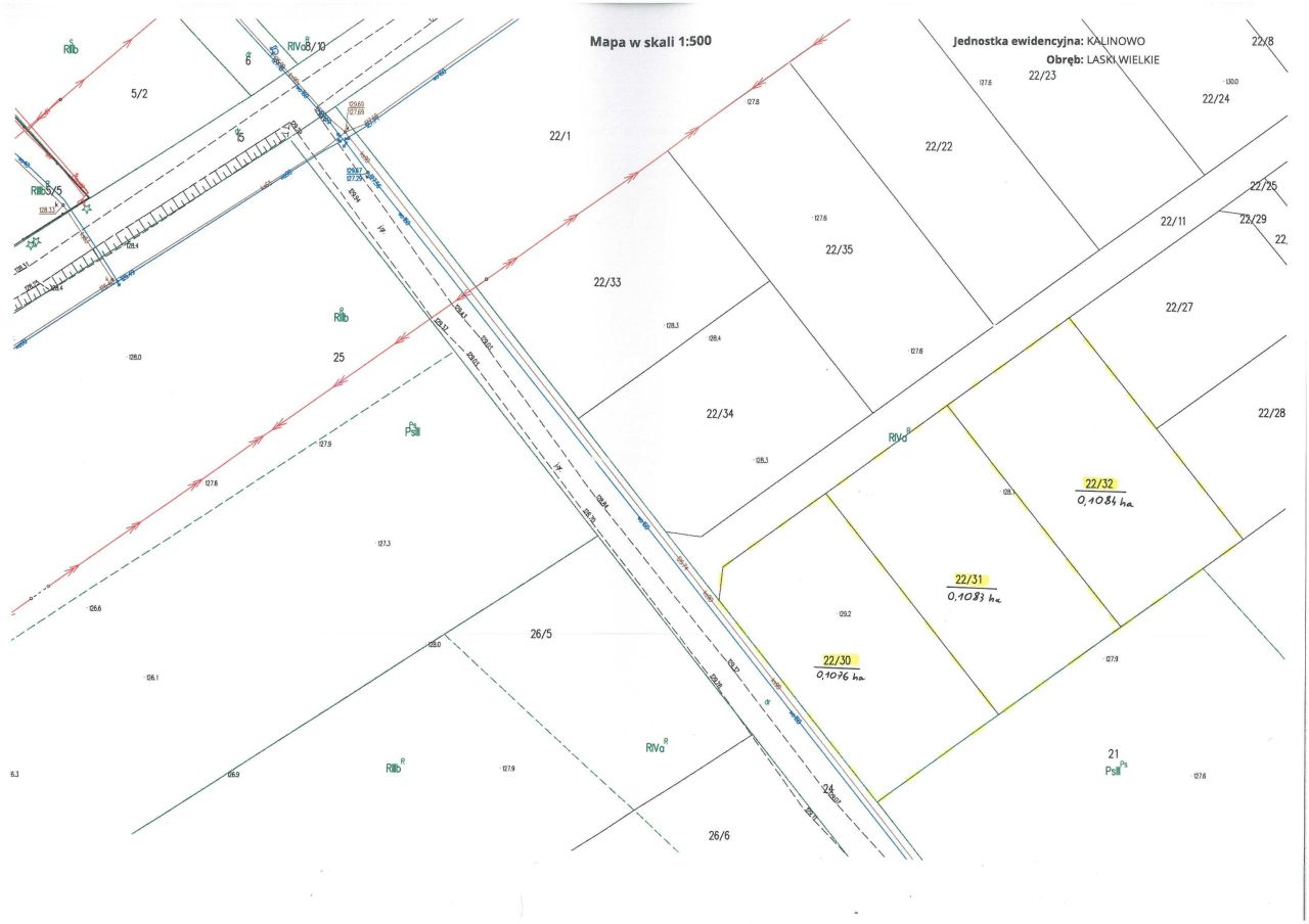 Działka budowlana Laski Wielkie. Zdjęcie 2