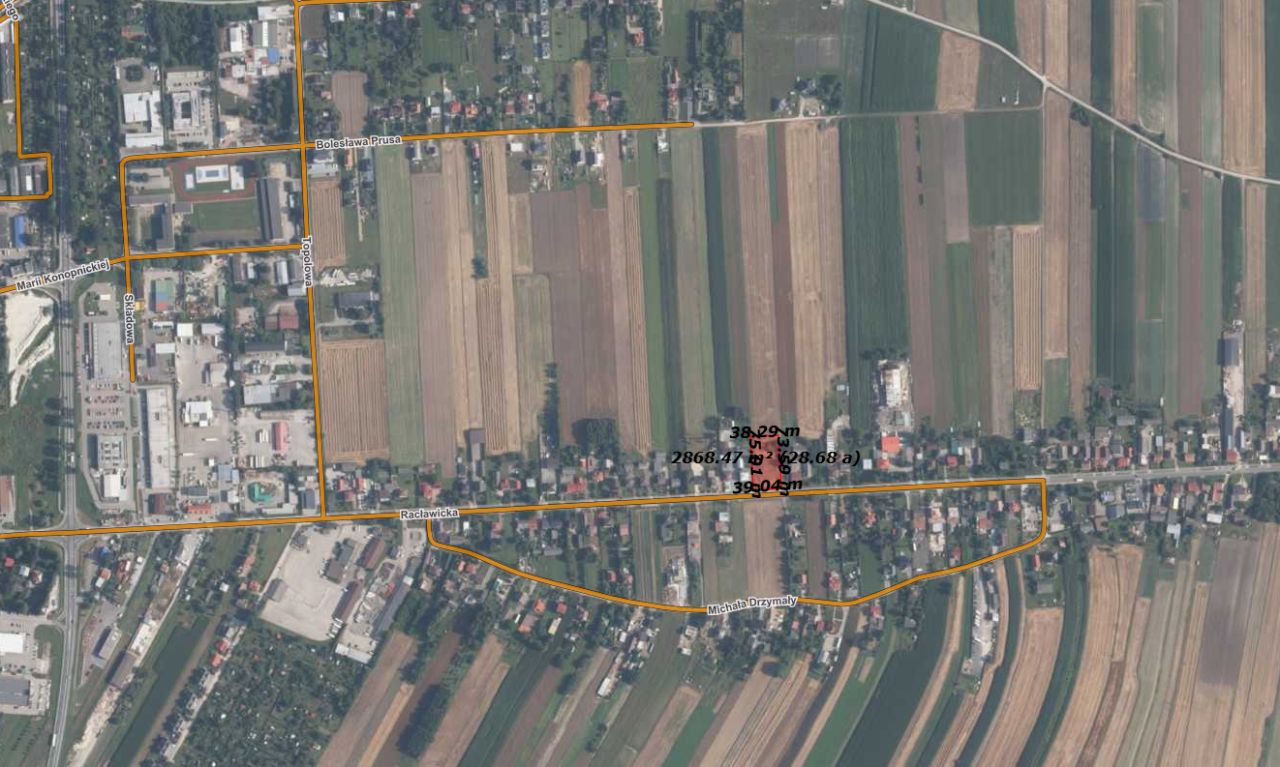 Działka budowlana Miechów, ul. Racławicka. Zdjęcie 2