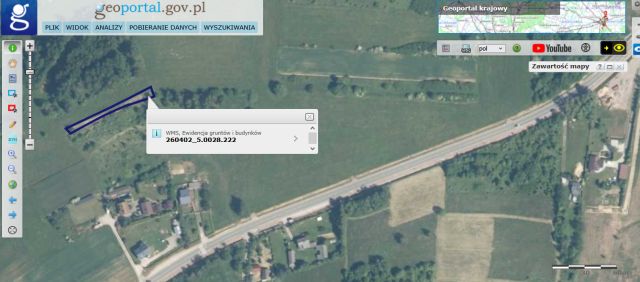 Działka rolna Podgórze. Zdjęcie 1