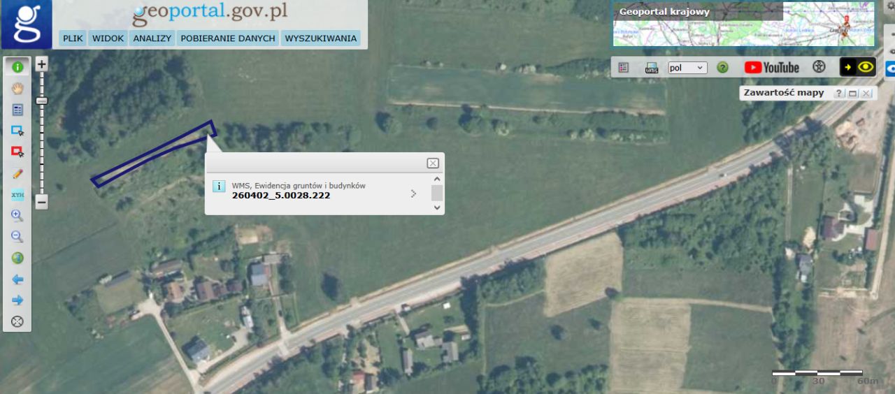 Działka rolna Podgórze. Zdjęcie 1