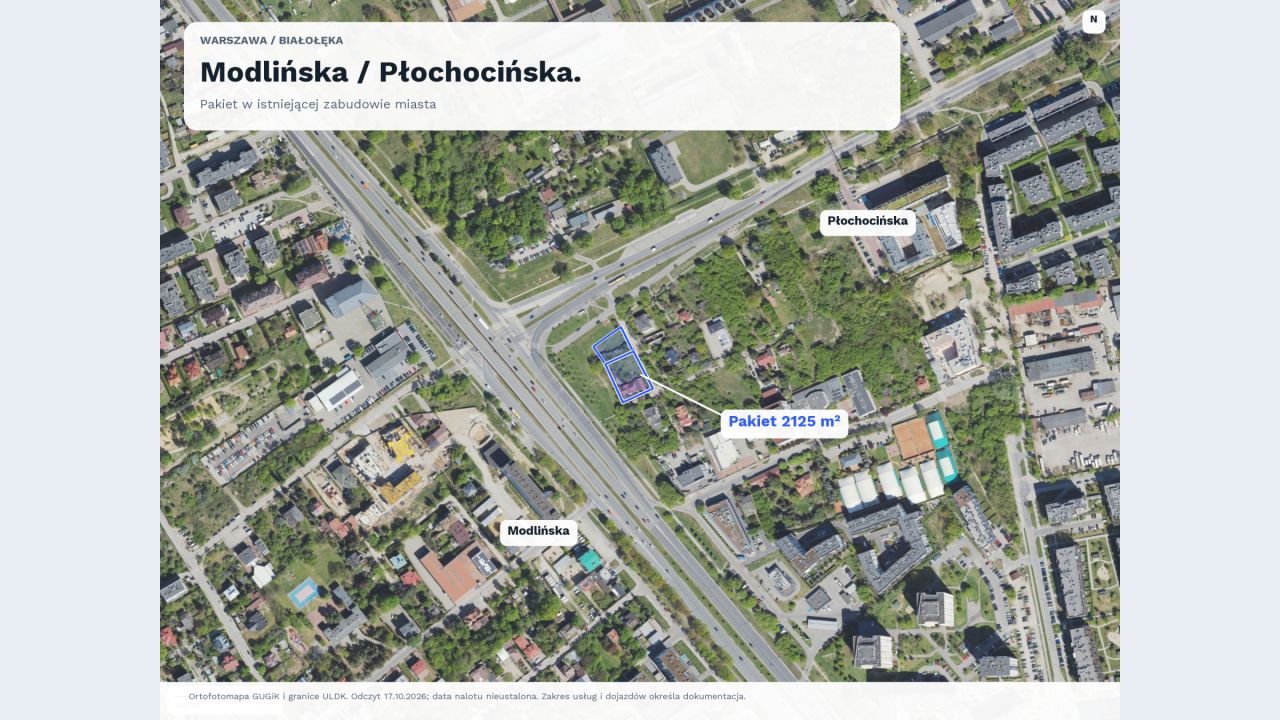 Działka inwestycyjna Warszawa Białołęka, ul. Modlińska. Zdjęcie 3