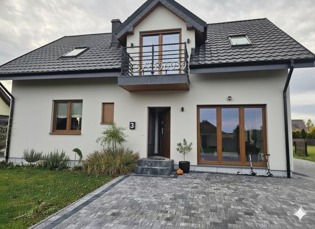 dom wolnostojący, 4 pokoje Łambinowice, ul. Wiśniowa. Zdjęcie 1