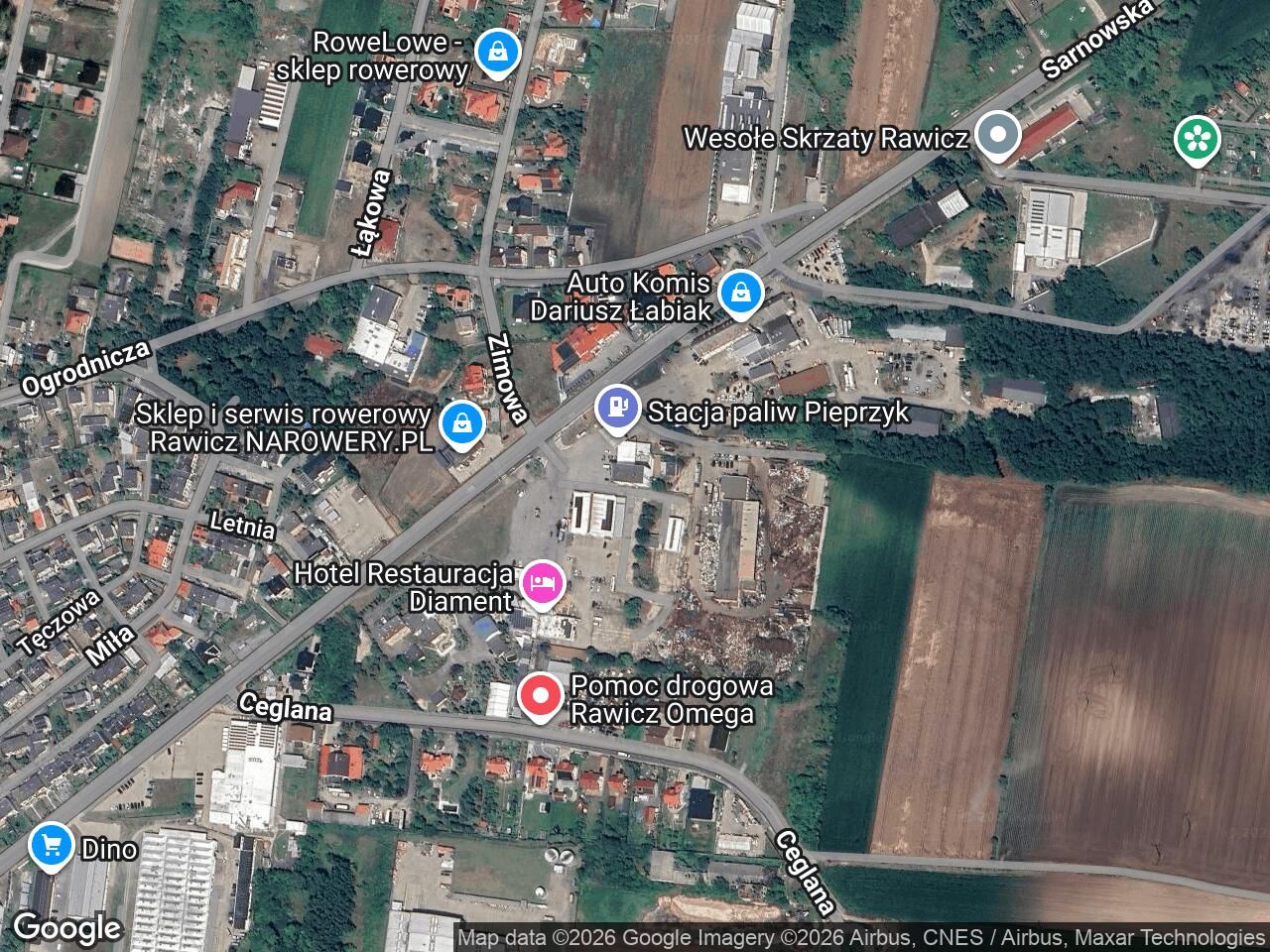 Działka inwestycyjna Rawicz Sarnowa, ul. Transportowców. Zdjęcie 1
