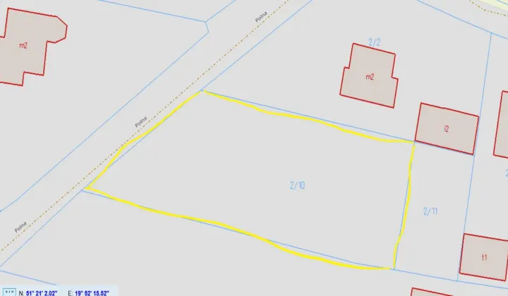 Działka budowlana Sulejów, ul. Polna