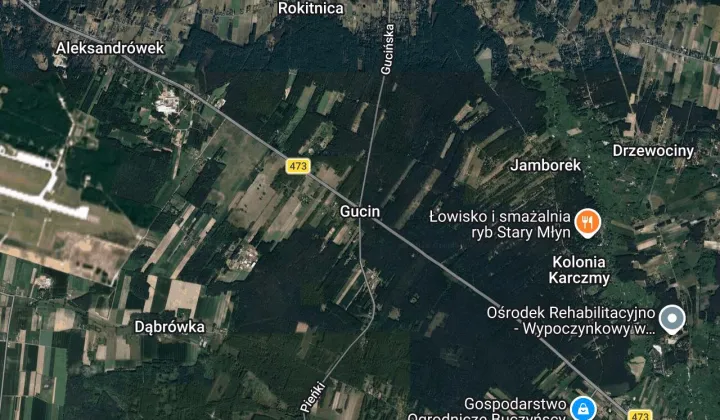 Działka rekreacyjna Gucin