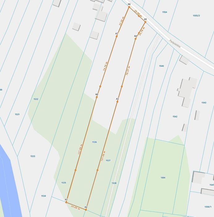 Działka rolna Nowy Korczyn, ul. Partyzantów. Zdjęcie 2