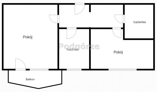 Mieszkanie 2-pokojowe Kraków Śródmieście, ul. Jakuba Majora. Zdjęcie 10