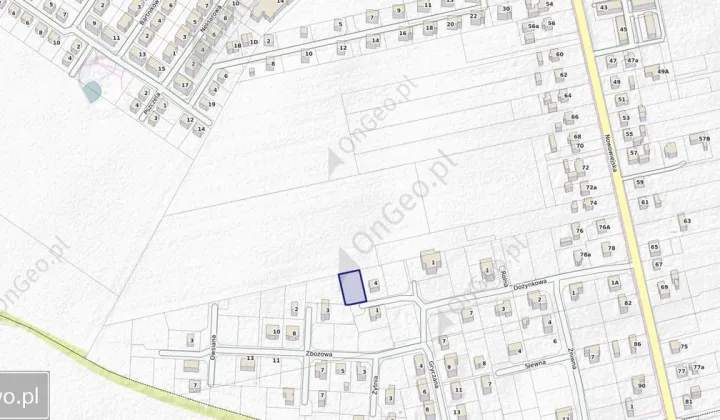 Działka budowlana Kaźmierz, ul. Jęczmienna