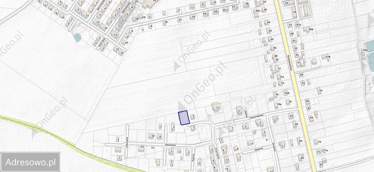 Działka budowlana Kaźmierz, ul. Jęczmienna. Zdjęcie 1