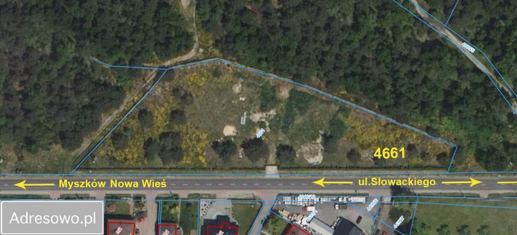 Działka inwestycyjna Myszków, ul. Słowackiego. Zdjęcie 8