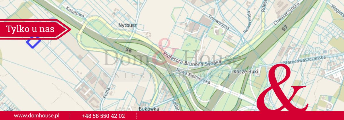 Działka inwestycyjna Chwaszczyno, ul. Polna. Zdjęcie 5
