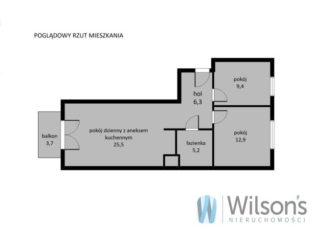 Mieszkanie 3-pokojowe Warszawa Białołęka, ul. Krzyżówki. Zdjęcie 4