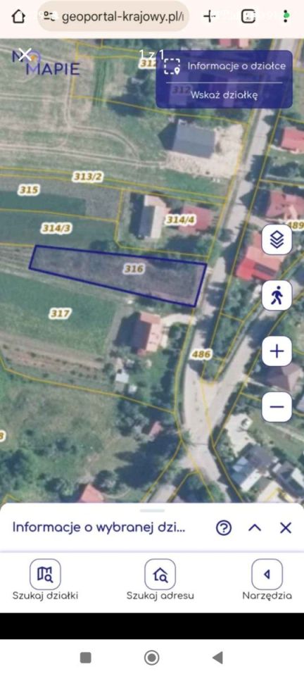 Działka budowlana Cząstkowice