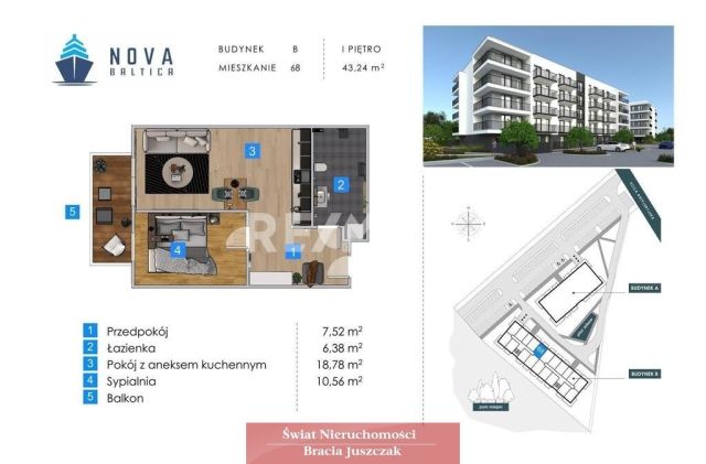 Mieszkanie 2-pokojowe Kołobrzeg. Zdjęcie 3