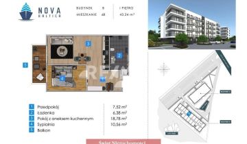 Mieszkanie 2-pokojowe Kołobrzeg