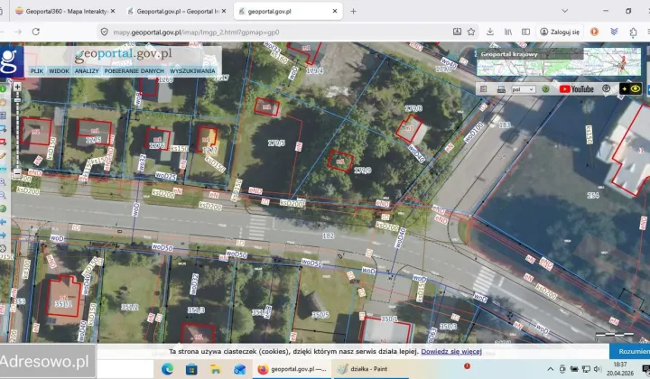 Działka rekreacyjna Okuninka, ul. Turystyczna