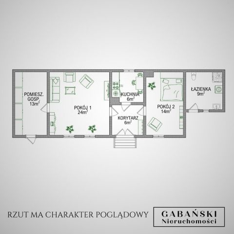 dom wolnostojący, 3 pokoje Borzęcin. Zdjęcie 16