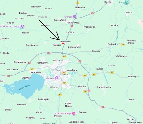 Działka inwestycyjna Hanuszów. Zdjęcie 1